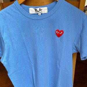 Comme des Garcons Blue Short Sleeve Tee